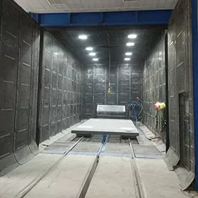 Tam Kat Otomatik Kazık Kurtarma Kum Patlatma Odası 