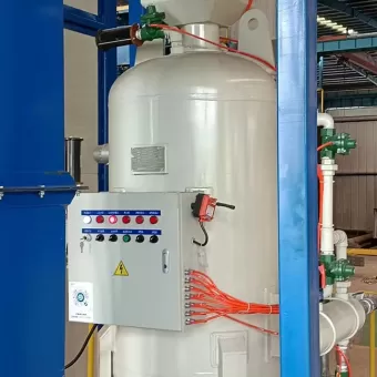 Kısmi iyileşme tipi kum patlatma odası